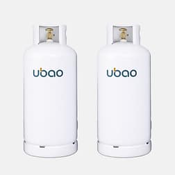 2 x 19 KG GAS + CYLINDER